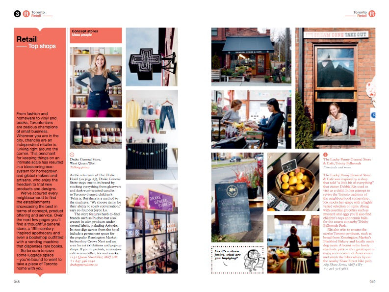 Shops and retail in The Monocle Travel Guide to Toronto