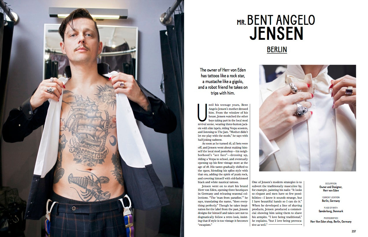 Bent Angelo Jensen is a dandy from Berlin
